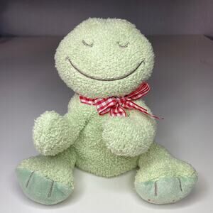Vintage 2002 Kids II Prayer Friends Freddy Frog Plush 7” Green No Sound *READ*